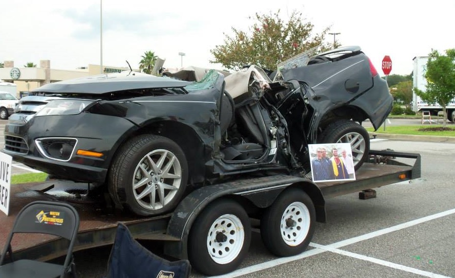 McConnell Crashed Car