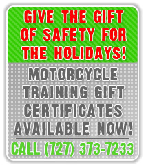 Motorcycle Training Gift Certificates 